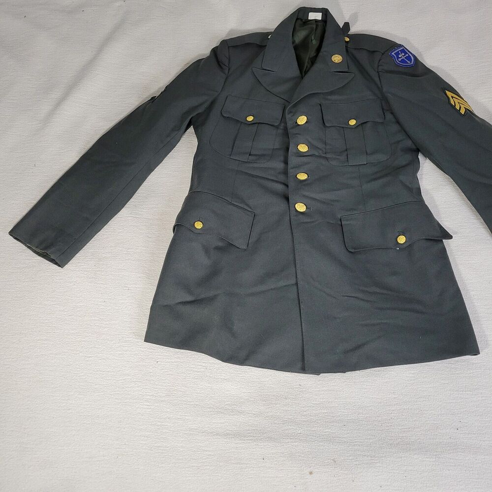 U.S. Army Dark Gray Jacket with Gold Accents - Picture 16 of 16